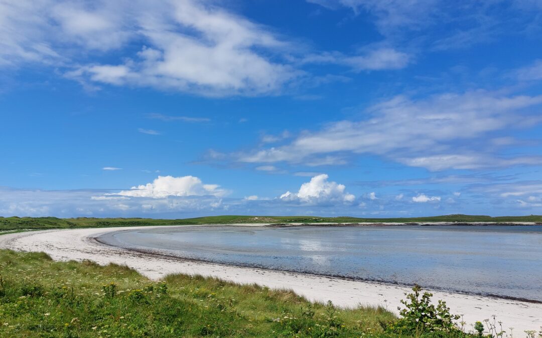 View across Balranald bay, Hougarry
