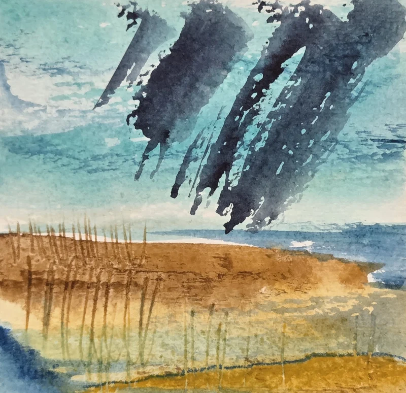 Watercolour Painting North Uist Art