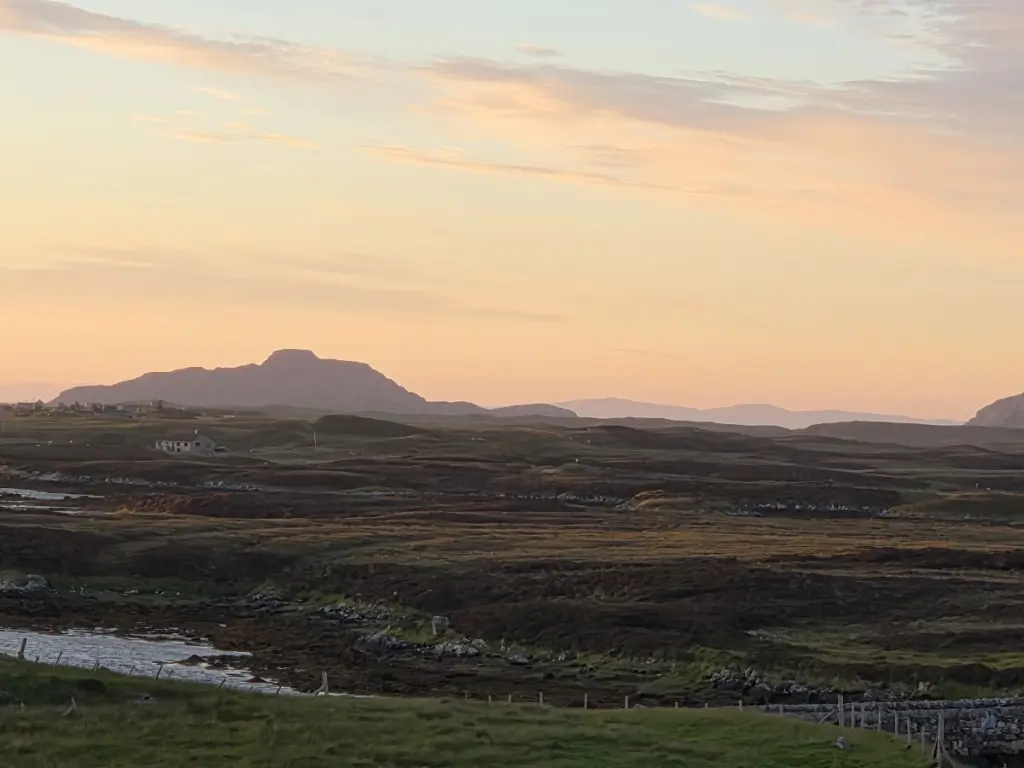 North Uist landscape Mid Summer